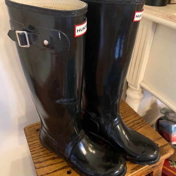 Black hunter boots - Picture 2 of 3
